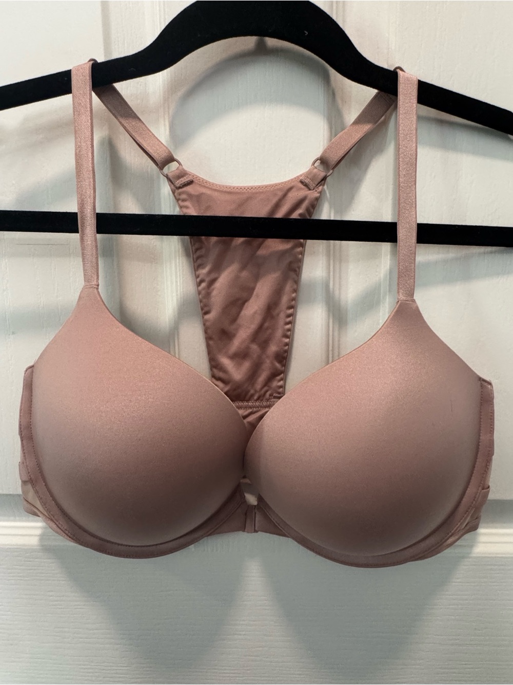 Victoria's Secret Very Sexy Front Close Push Up Racerback Bra 34DD EUC